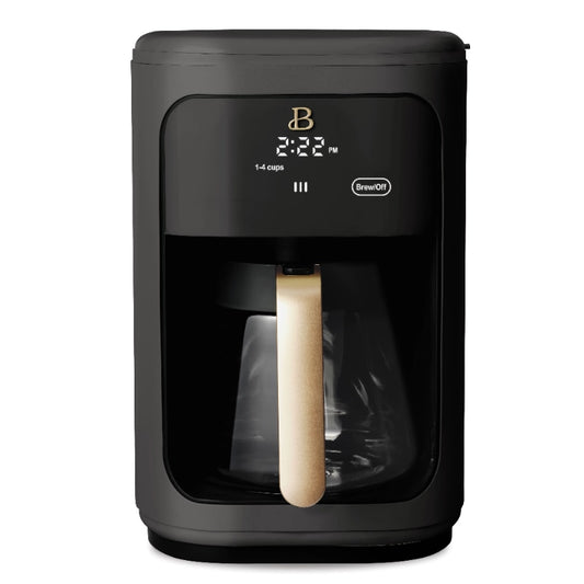 14 Cup Programmable Touchscreen Coffee Maker by Drew Barrymore in Black